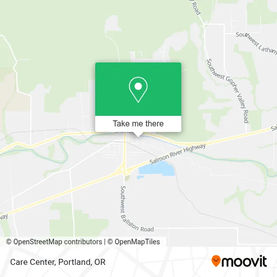 Care Center map