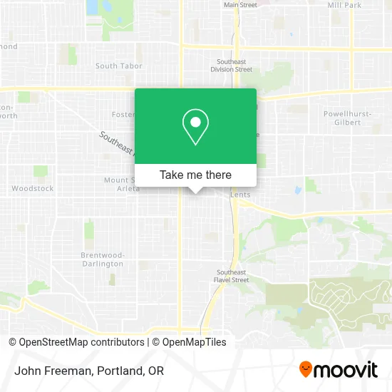 John Freeman map