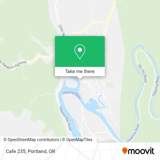 Cafe 235 map