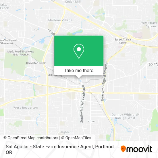 Sal Aguilar - State Farm Insurance Agent map