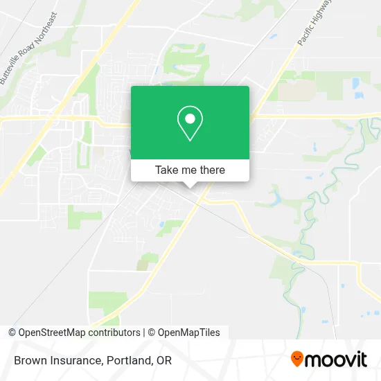 Brown Insurance map