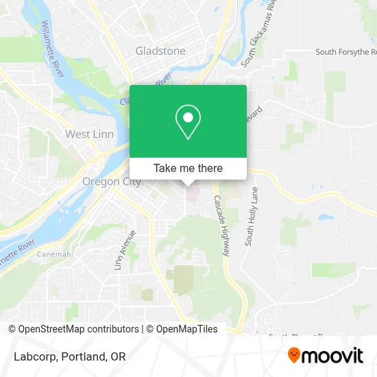 Labcorp map