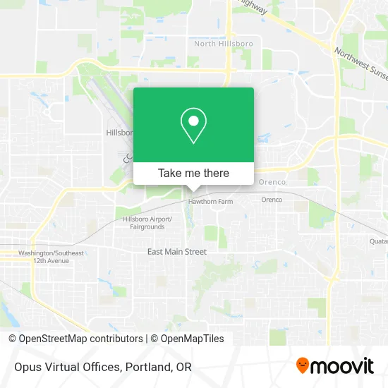Opus Virtual Offices map