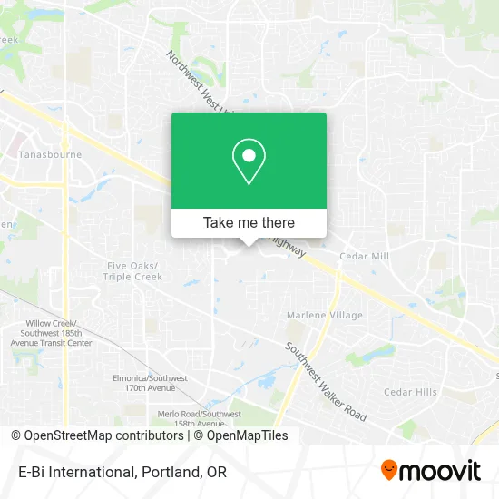 E-Bi International map