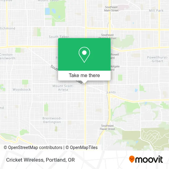 Cricket Wireless map
