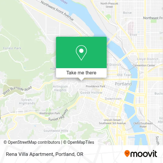 Rena Villa Apartment map