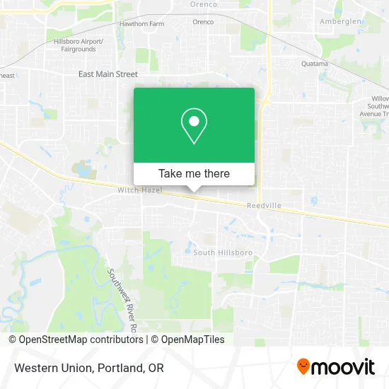 Western Union map