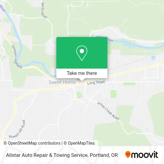 Allstar Auto Repair & Towing Service map
