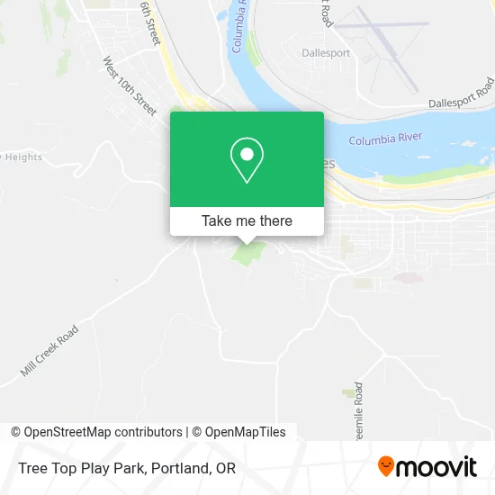 Tree Top Play Park map