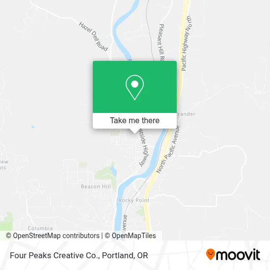 Four Peaks Creative Co. map