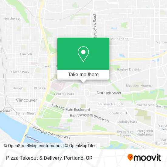 Pizza Takeout & Delivery map