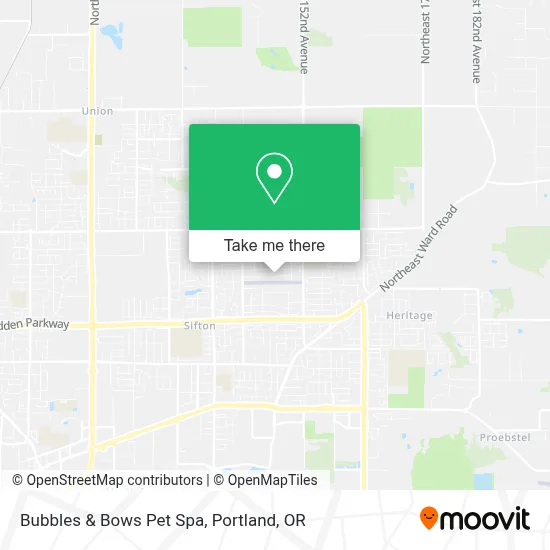 Bubbles & Bows Pet Spa map