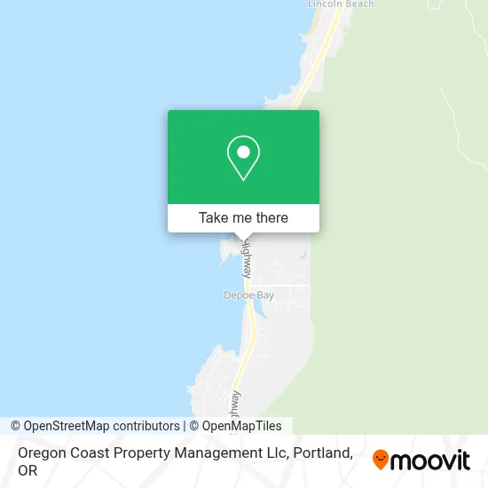 Oregon Coast Property Management Llc map