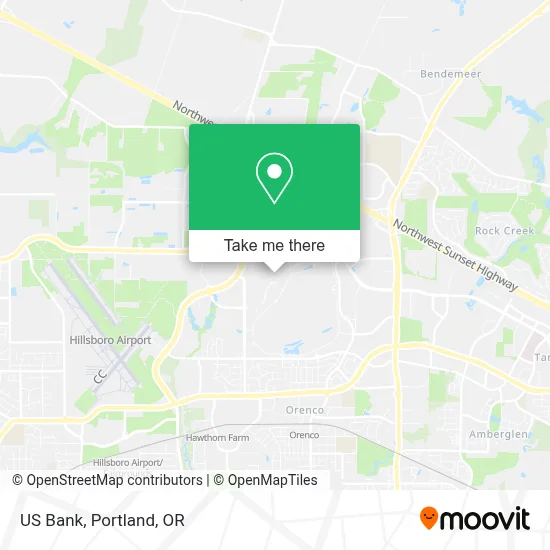 US Bank map