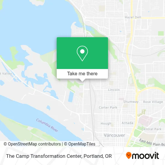 The Camp Transformation Center map