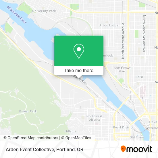 Arden Event Collective map
