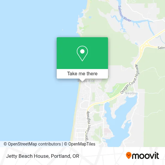 Jetty Beach House map