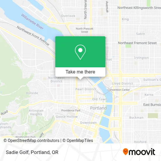 Sadie Golf map