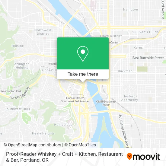 Proof•Reader Whiskey + Craft + Kitchen, Restaurant & Bar map