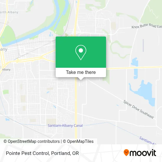 Pointe Pest Control map