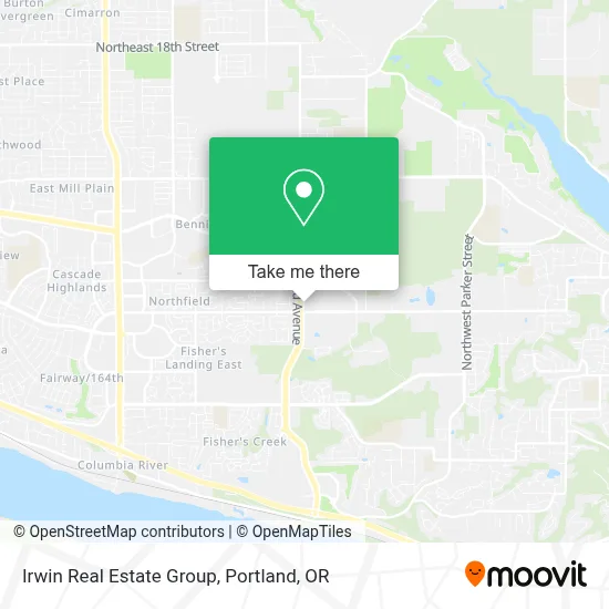 Irwin Real Estate Group map