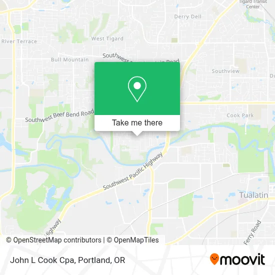 John L Cook Cpa map