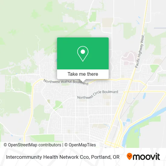 Intercommunity Health Network Cco map
