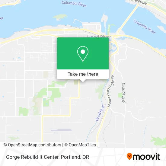 Gorge Rebuild-It Center map