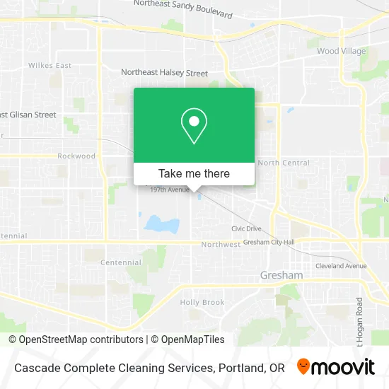 Cascade Complete Cleaning Services map