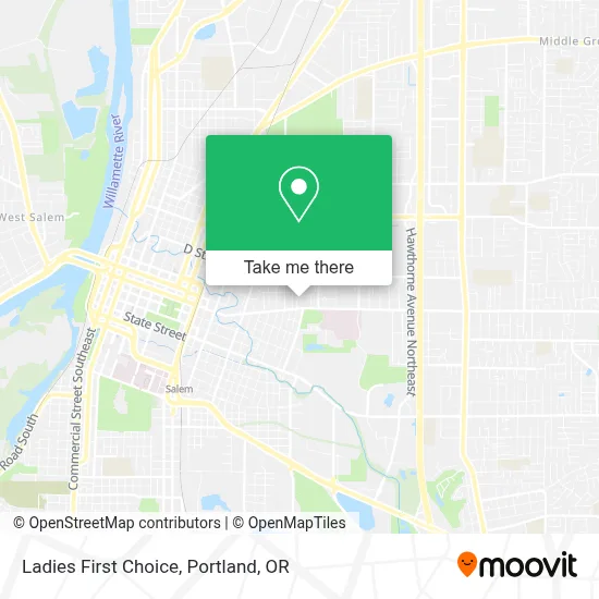Ladies First Choice map