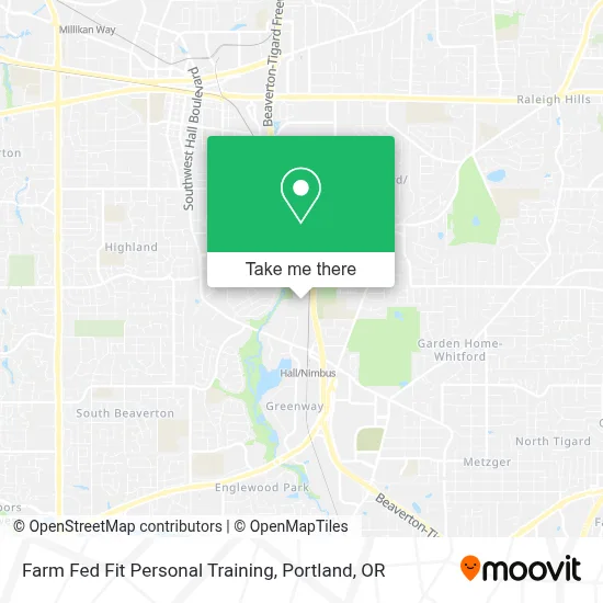 Farm Fed Fit Personal Training map