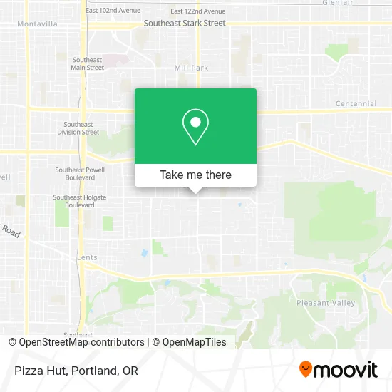 Pizza Hut map