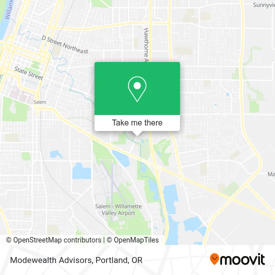 Modewealth Advisors map