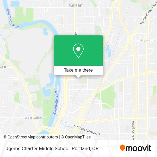 Jgems Charter Middle School map
