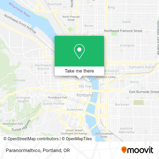 Paranormaltvco map