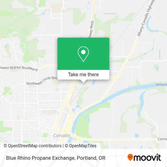 Blue Rhino Propane Exchange map