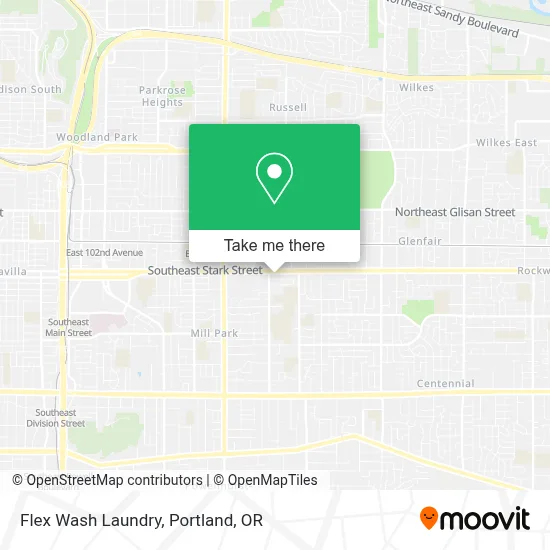 Flex Wash Laundry map