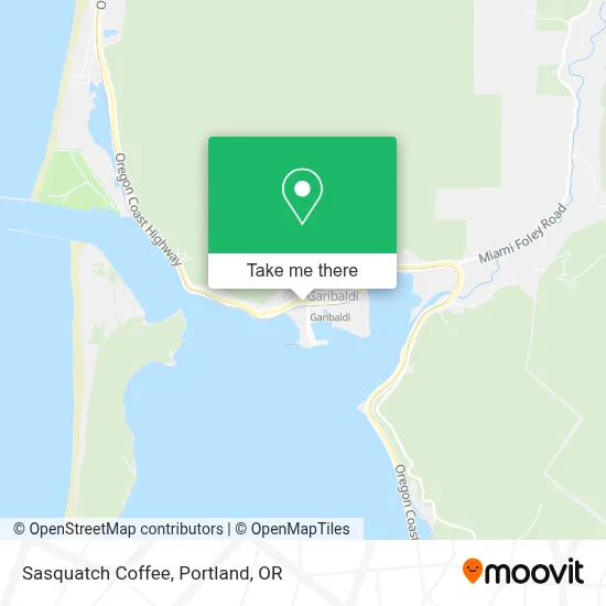 Sasquatch Coffee map