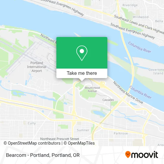 Bearcom - Portland map
