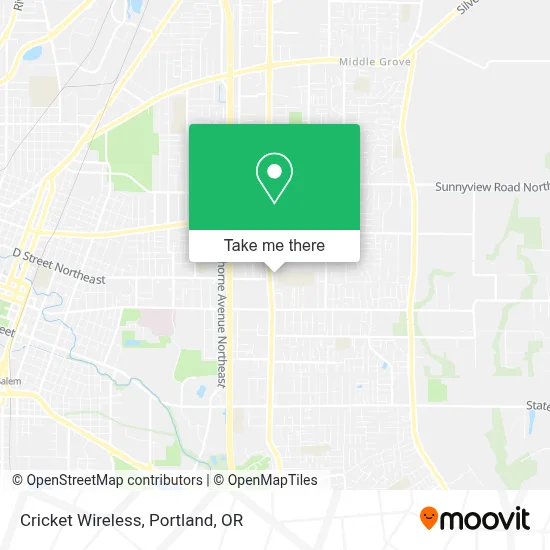 Cricket Wireless map