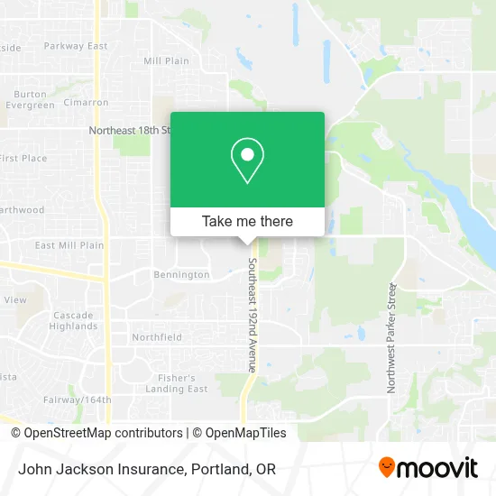 John Jackson Insurance map