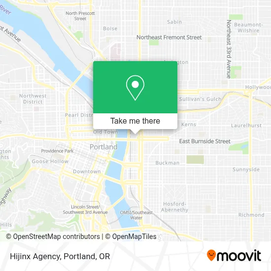 Hijinx Agency map