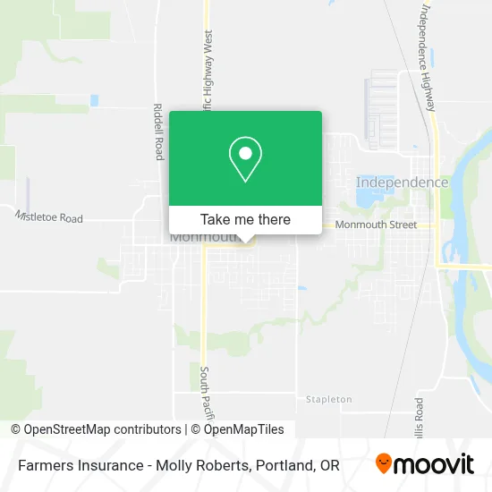 Farmers Insurance - Molly Roberts map