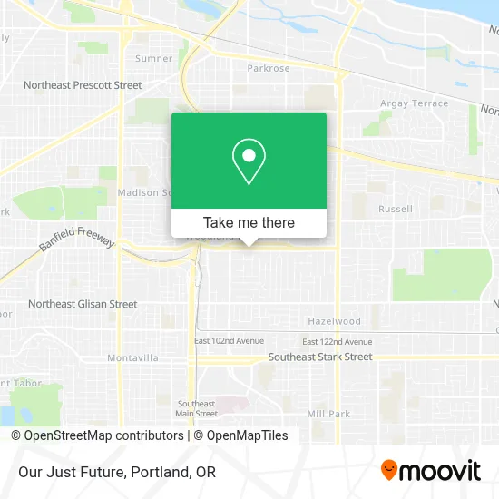 Our Just Future map
