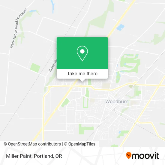 Miller Paint map