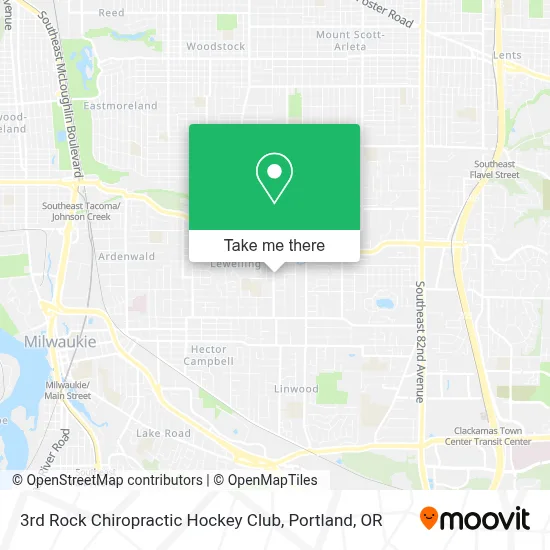 3rd Rock Chiropractic Hockey Club map