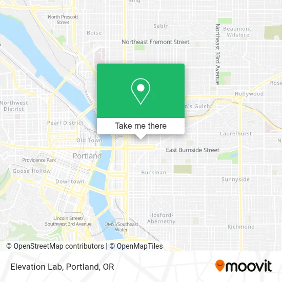 Elevation Lab map