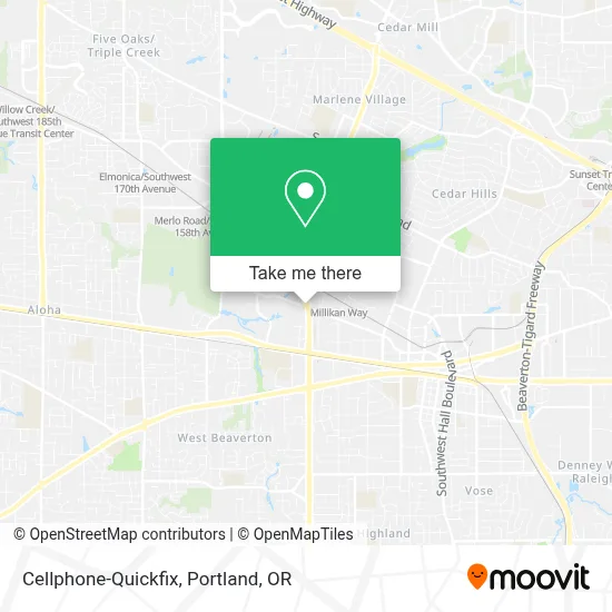 Cellphone-Quickfix map