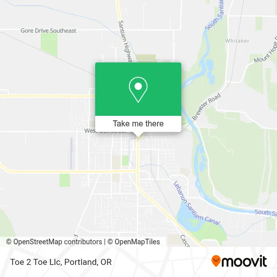 Toe 2 Toe Llc map