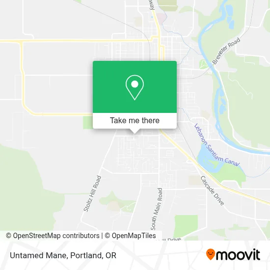 Untamed Mane map